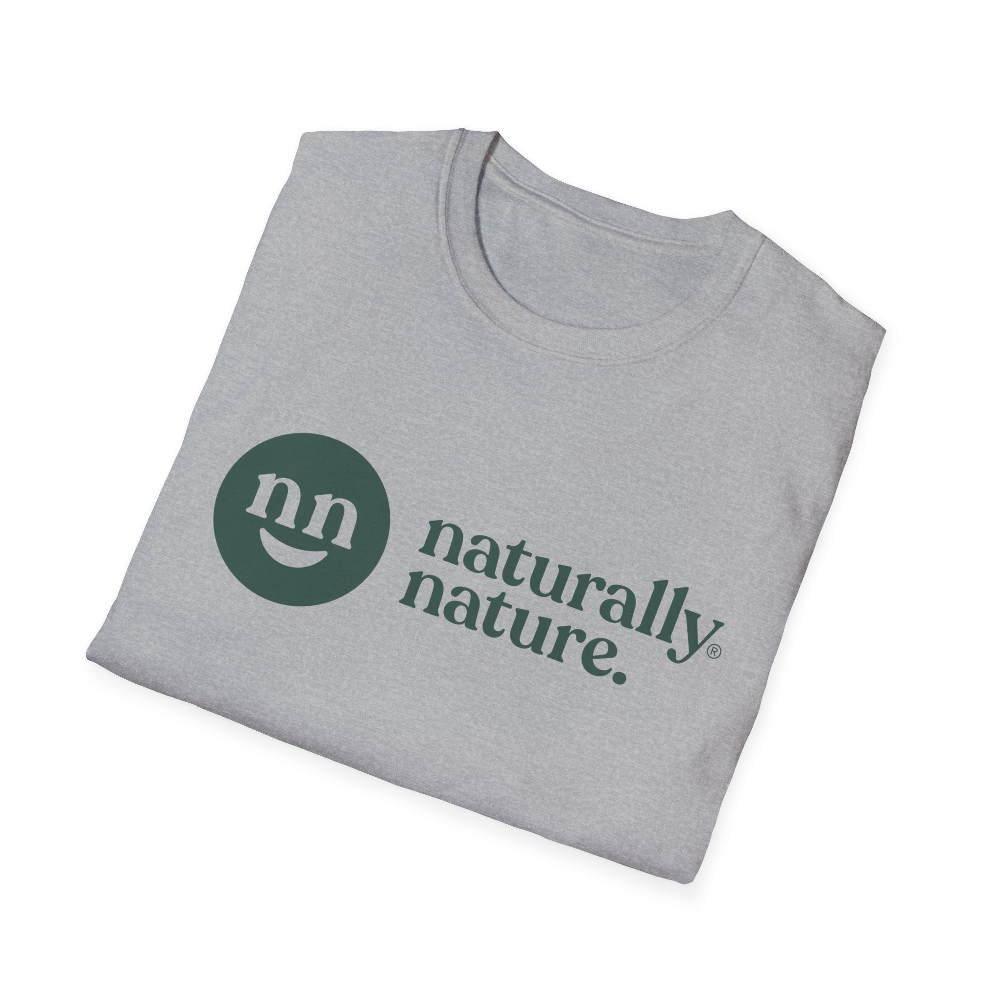 Naturally Nature Mom T-Shirt, Logo Unisex Softstyle!