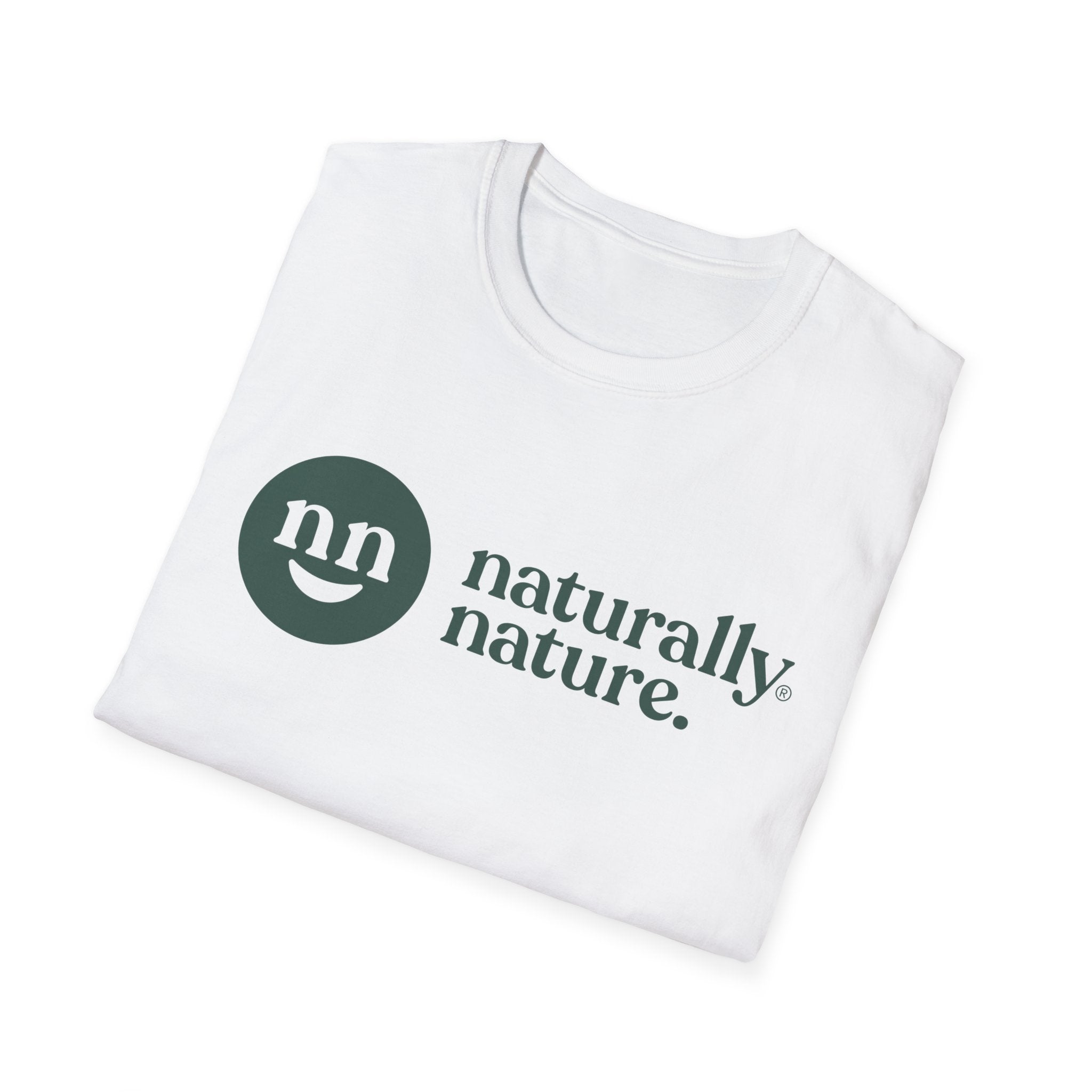 Naturally Nature Mom T-Shirt, Logo Unisex Softstyle!