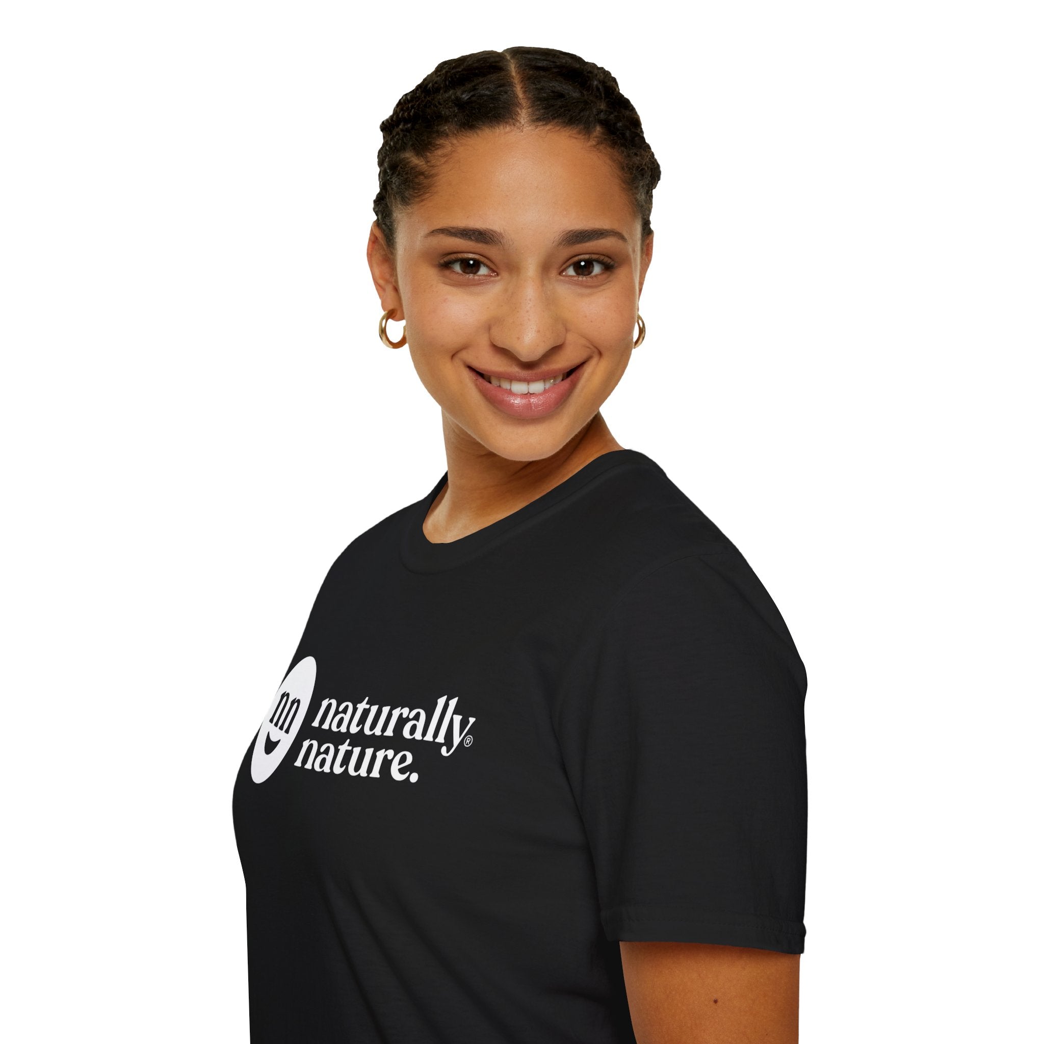 Naturally Nature Mom T-Shirt, Logo Unisex Softstyle!