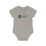 Naturally Nature Baby Organic Short Sleeve Bodysuit, 100% Certified Organic Cotton with Tear-away Label