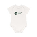 Naturally Nature Baby Organic Short Sleeve Bodysuit, 100% Certified Organic Cotton with Tear-away Label