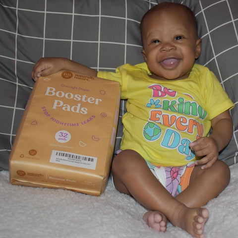 thumbnail image 2 of Aazon.co : Naturally Nature Diaper Booster Pads Stop Nighttie Leaks 2 of 10