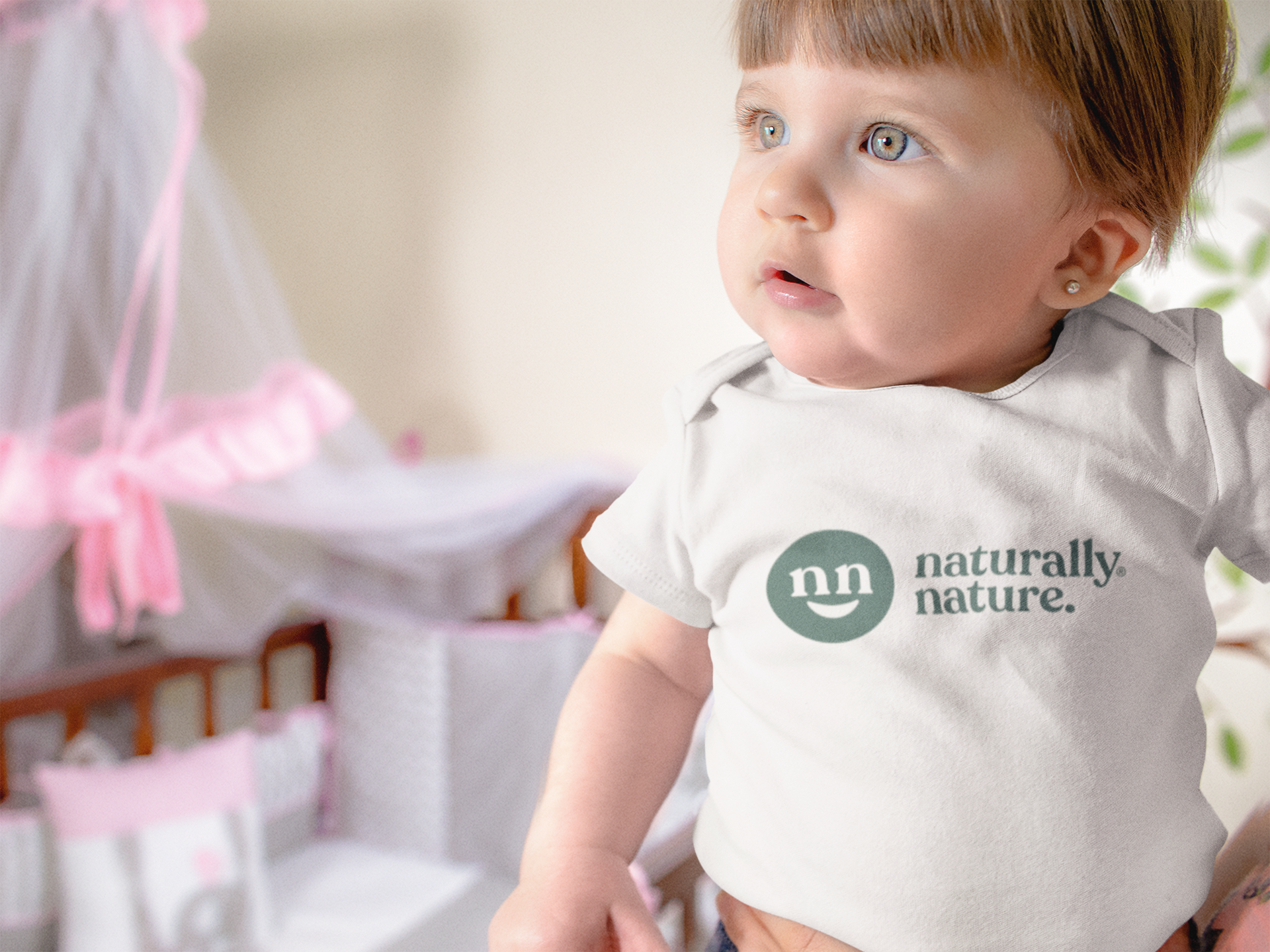 Naturally Nature Baby Organic Short Sleeve Bodysuit, 100% Certified Organic Cotton with Tear-away Label