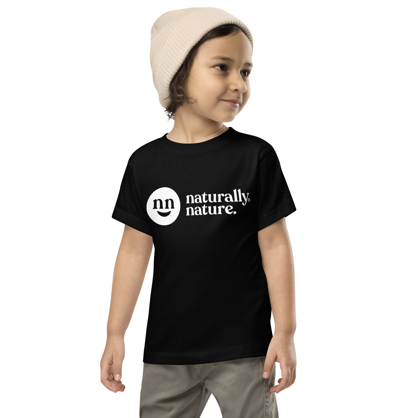 Naturally Nature 100% Cotton 2T-5T Black Toddler Bella Canvas T-Shirt