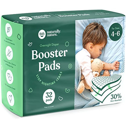 Naturally Nature Overnight Diaper Doubler Booster Pads with Adhesive f –  naturallynature