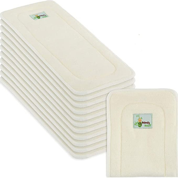 Cloth Diaper Inserts Bamboo Reusable Liners (Pack of 12)