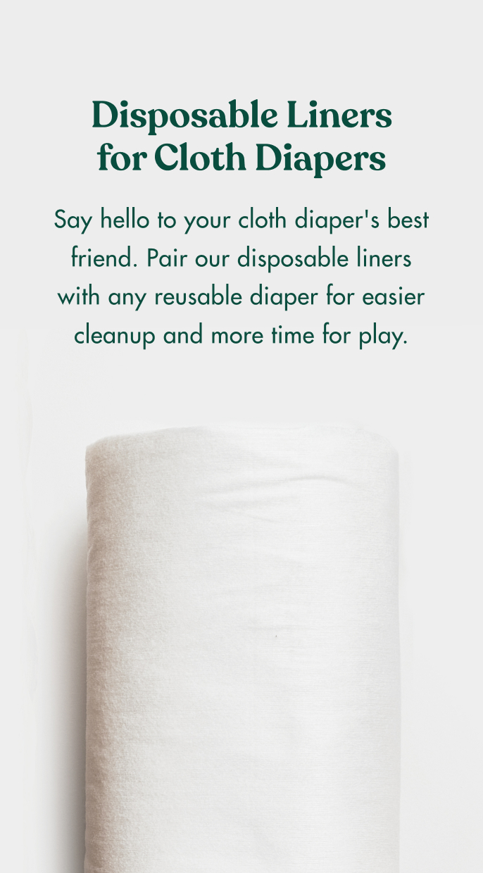 Disposable liners for cloth diapers - say hello to your cloth diaper's best friend